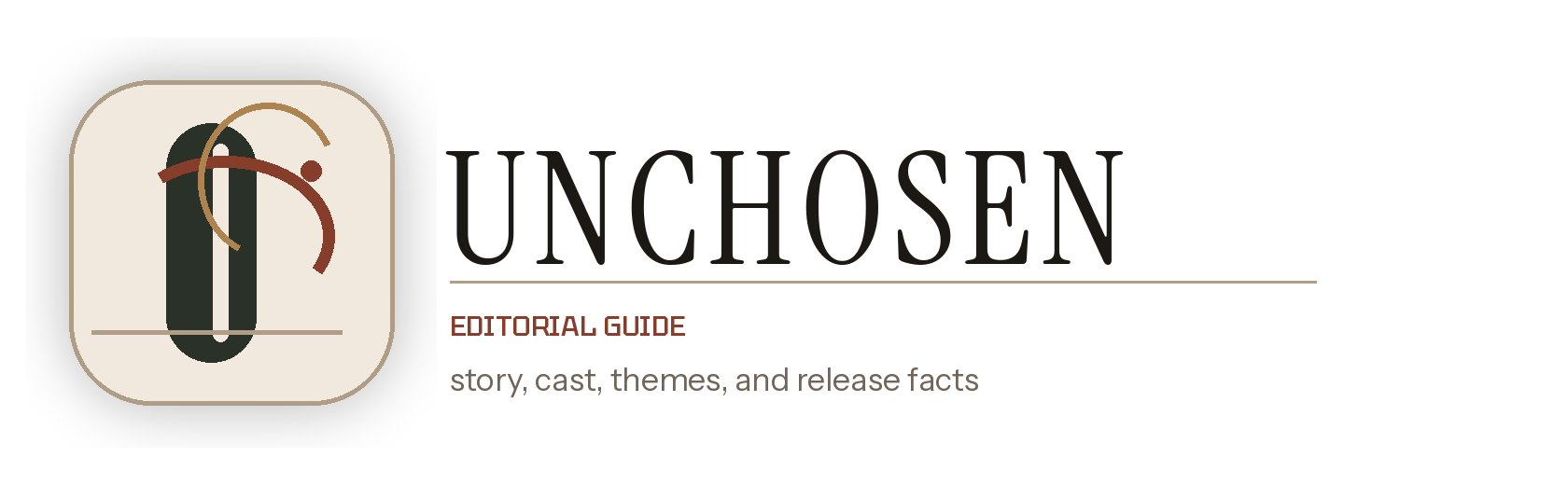 Unchosen editorial guide logo
